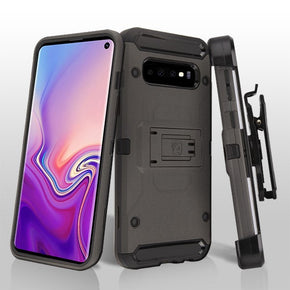 Samsung Galaxy S10 Hybrid Holster Combo Clip Case Cover