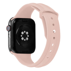 Apple Watch 42/44/45mm Fashion Silicone Watch Band - Light Pink