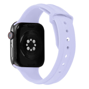 Apple Watch 42/44/45mm Fashion Silicone Watch Band - Light Purple