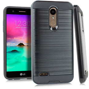 LG K10 Hybrid Brushed Case Cover