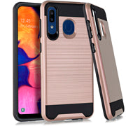 Samsung Galaxy A20 Brushed Hybrid Case Cover
