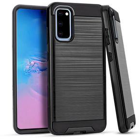 Samsung Galaxy S20 Brushed Hybrid Case Cover