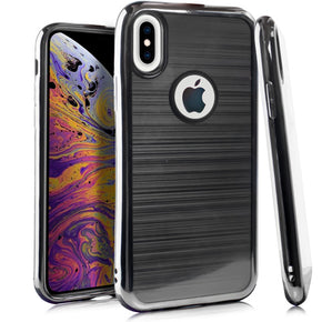 Apple iPhone XS Plus TPU Brushed Case Cover