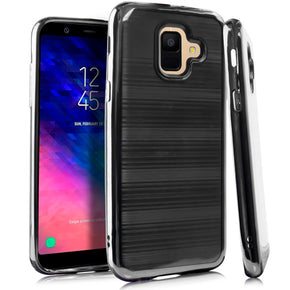 Samsung Galaxy A6 Hybrid Brushed Case Cover