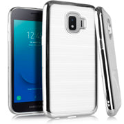 Samsung Galaxy J2 Core Chrome Brushed Case Cover