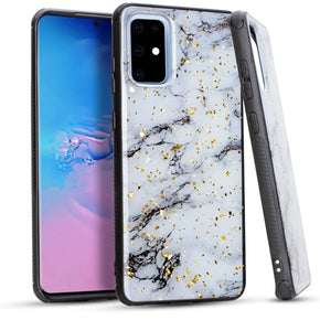 Samsung Galaxy S20 Plus Chrome Flake Marble Case