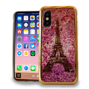 Apple iPhone XS/X Glitter Design Case Cover