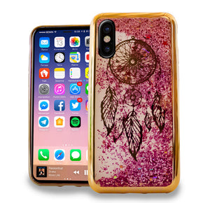 Apple iPhone XS/X Glitter Design Case Cover