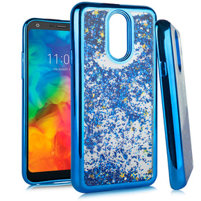 LG Q7 Hybrid Glitter Case Cover