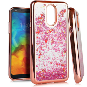 LG Q7 Glitter TPU Case Cover