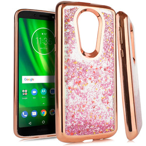 Motorola Moto E5 Supra/Moto E5 Plus Chrome Glitter Case - Rose Gold