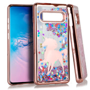Samsung Galaxy S10 Liquid Glitter Design Case Cover