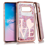 Samsung Galaxy S10e LITE Liquid Glitter Design  Case Cover