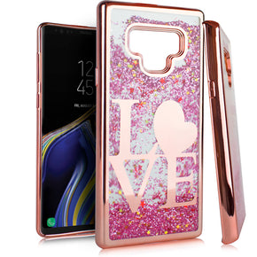 Samsung Galaxy Note 9 TPU Design Glitter Case Cover