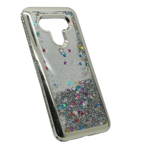LG K51 Quicksand Glitter Design Hybrid Case Cover.