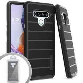LG Stylo 6 Hybrid Dotted Textured Case Cover