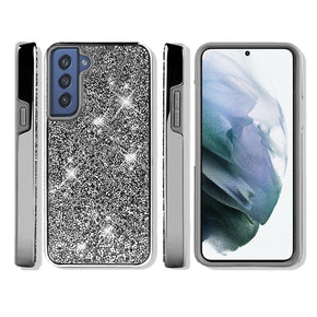 Samsung Galaxy S22 Ultra Deluxe Diamond Bling Glitter Case - Black