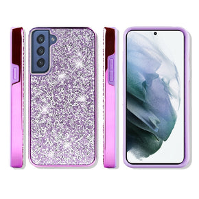 Samsung Galaxy S22 Ultra Deluxe Diamond Bling Glitter Case - Purple
