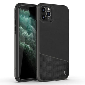 Apple iPhone 11 Pro Max (6.5) Division Series Hybrid Case [with Built-in Magnetic Plate] - Nylon Black
