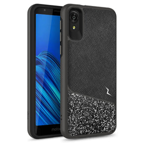 Motorola Moto E6 Division Series Hybrid Case [with Built-in Magnetic Plate] - Stellar
