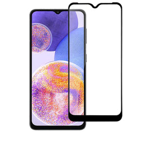 Samsung Galaxy A23 5G Full Coverage Tempered Glass Screen Protector - Black