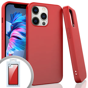 Apple iPhone 13 Pro Max (6.7) Matte TPU Case - Red