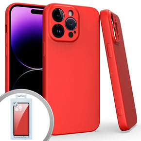 Apple iPhone 14 Pro (6.1) Matte TPU Case - Red
