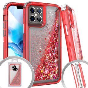 Apple iPhone 12/Pro Heavy Duty Glitter Motion Case Cover