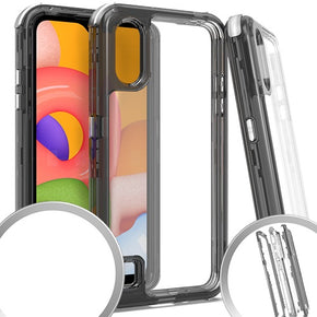 Samsung Galaxy A01 Heavy Duty Transparent Case Cover