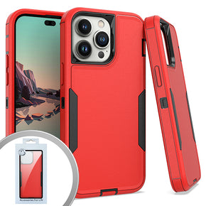Apple iPhone 14 Pro (6.1) Slim Dual-Tone Hybrid Case - Red