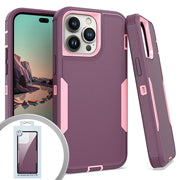 Apple iPhone 14 Pro (6.1) Slim Dual-Tone Hybrid Case - Purple