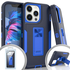 Apple iPhone 12 / 12 Pro (6.1) SLIM STAND Hybrid Case - Dark Blue