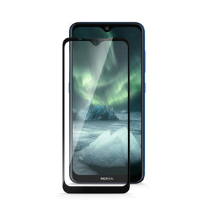 Nokia C5 Endi Full Coverage Tempered Glass Screen Protector - Black