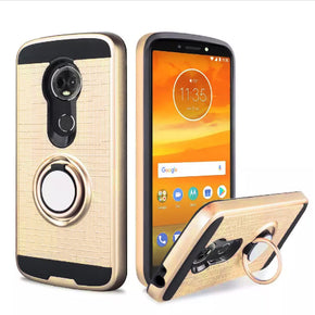 Motorola G6 Play Hybrid Ring Case Cover
