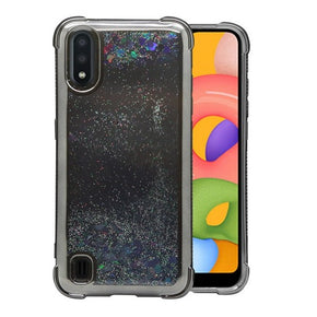 Samsung Galaxy A01 Hybrid Glitter Motion Case Cover