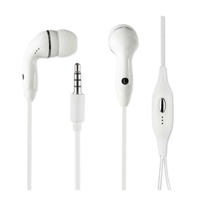 REIKO HS1490-35MMMICWH IN-EAR HEADPHONES WITH MIC IN WHITE
