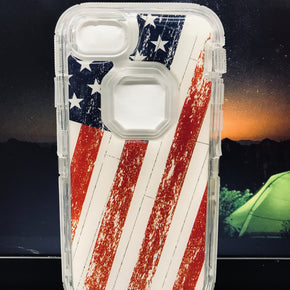 Apple iPhone 8/7/6 KLEER Heavy Duty Design Case - Flag