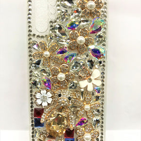 Samsung Galaxy Note 10 Plus Luxury Bling Ornament Diamond Design Case - Bear