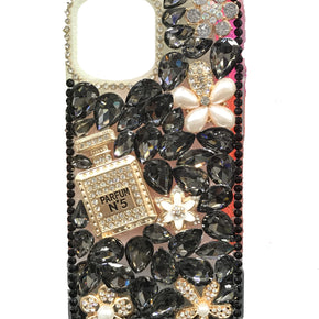 Apple iPhone 12 Pro Max (6.7) Diamond Bling Ornament Design Case