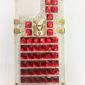 Apple iPhone 13 (6.1) Lux Bling Stones Case Cover