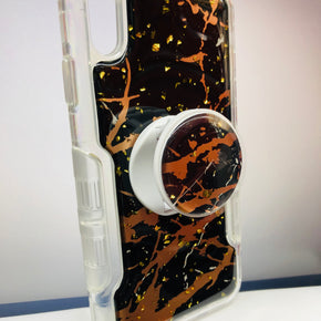 Apple iPhone Xs Max Hybrid Design  Kickstand Case Cover