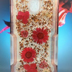 Samsung Galaxy J7 2018 Hybrid Flower Case Cover