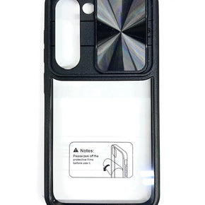Samsung Galaxy S23 Sliding Camera Cover Transparent Shockproof Hybrid Case