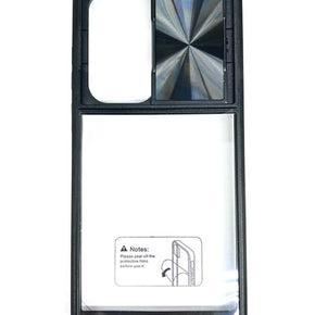 Samsung Galaxy S23 Ultra Sliding Camera Cover Transparent Shockproof Hybrid Case