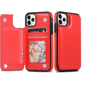 Apple iPhone 11 Pro Max (6.5) Stow Wallet Case - Red