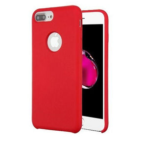 Apple iPhone 8/7 Plus Slim Silicone Case - Red