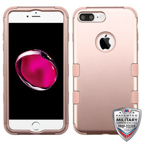 iPhone 8/7 Plus TUFF Hybrid Protector Cover - Rose Gold / Rose Gold
