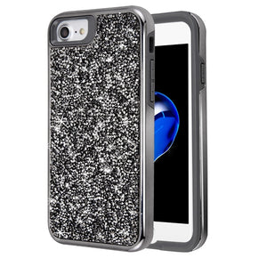 Apple iPhone 6/7/8 Full Diamond Rhinestone Hybrid Case Cover