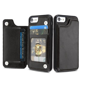 Apple iPhone 8/7 Stow Wallet Case - Black
