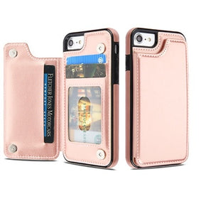 Apple iPhone 8/7 Stow Wallet Case - Rose Gold